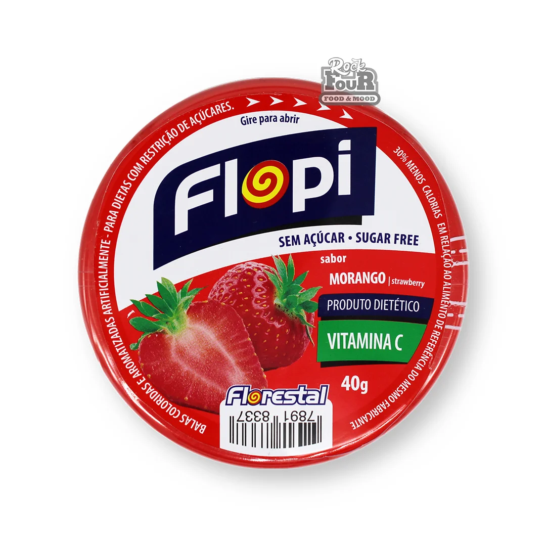 Սառնաշաքար «Flopi Ելակ» առանց շաքարի 40գ